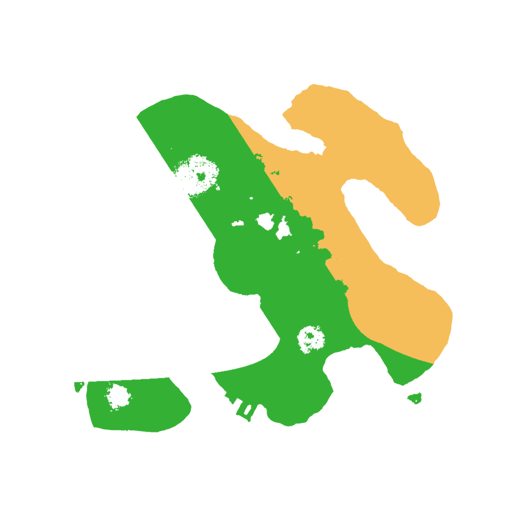 Biome Rust Map: Procedural Map, Size: 2000, Seed: 34133