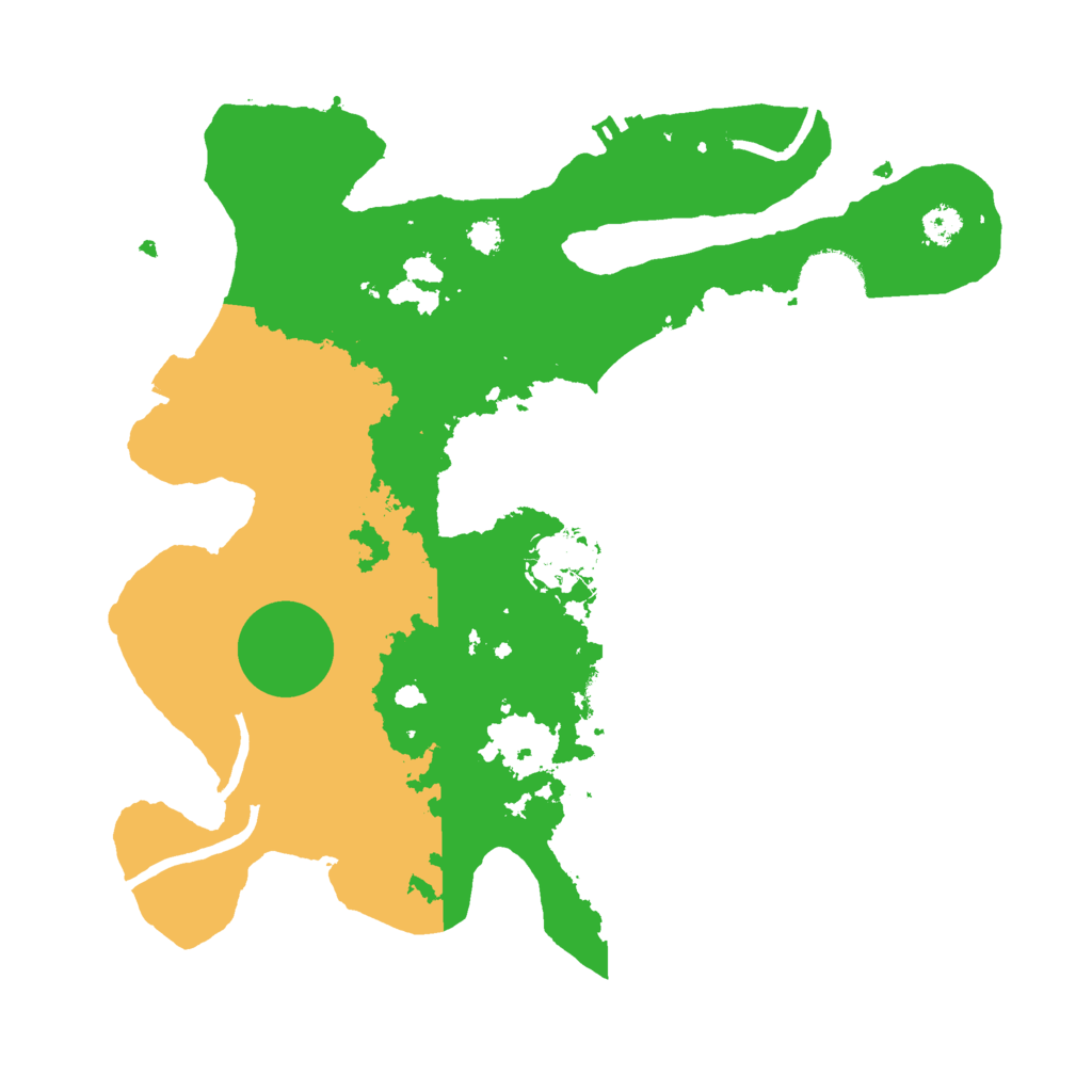 Biome Rust Map: Procedural Map, Size: 3000, Seed: 94316