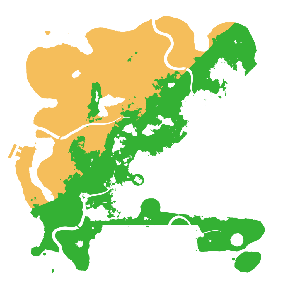 Biome Rust Map: Procedural Map, Size: 4100, Seed: 57414675