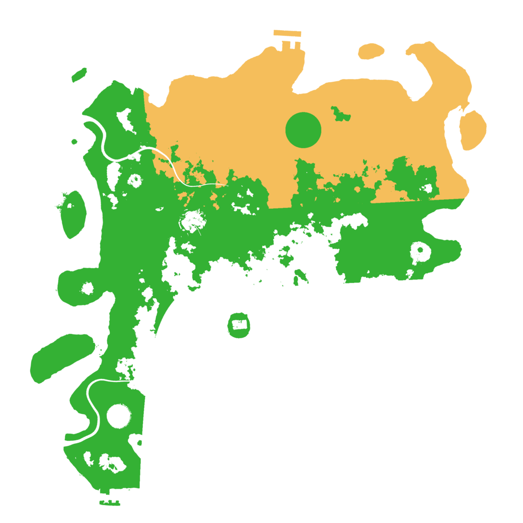 Biome Rust Map: Procedural Map, Size: 3850, Seed: 10095210