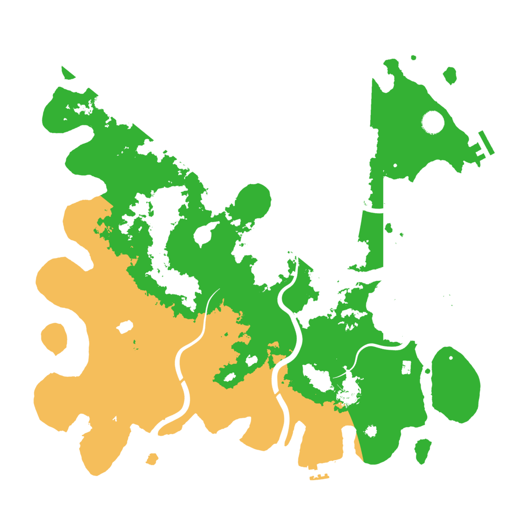 Biome Rust Map: Procedural Map, Size: 4000, Seed: 922361337