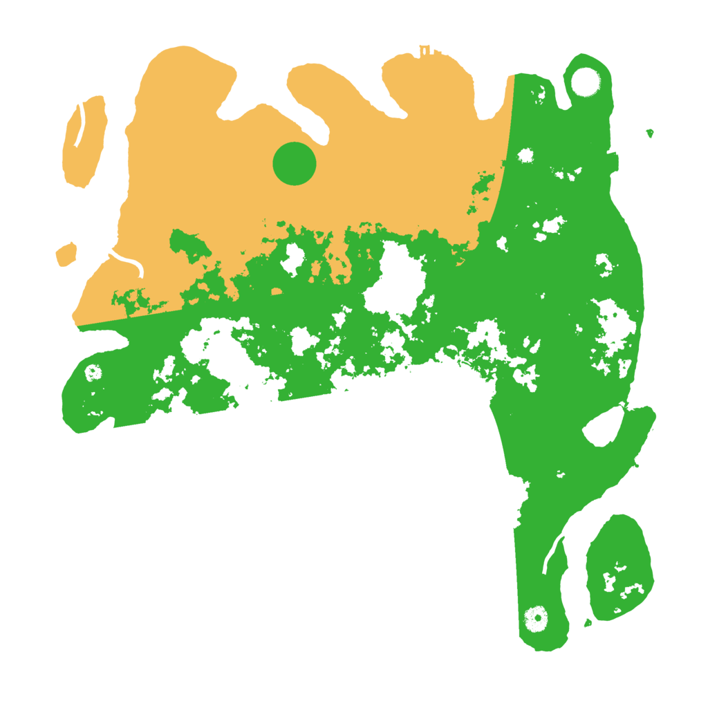 Biome Rust Map: Procedural Map, Size: 4300, Seed: 96661147