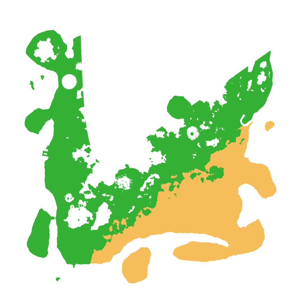 Biome Rust Map: Procedural Map, Size: 3600, Seed: 84275403