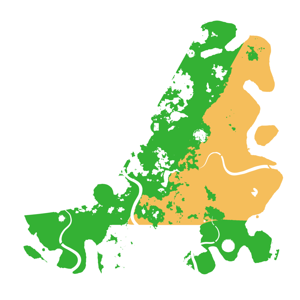 Biome Rust Map: Procedural Map, Size: 4100, Seed: 91587697