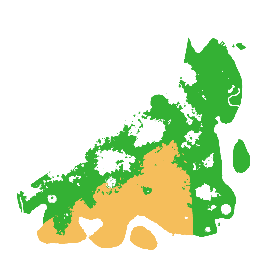 Biome Rust Map: Procedural Map, Size: 4500, Seed: 7687