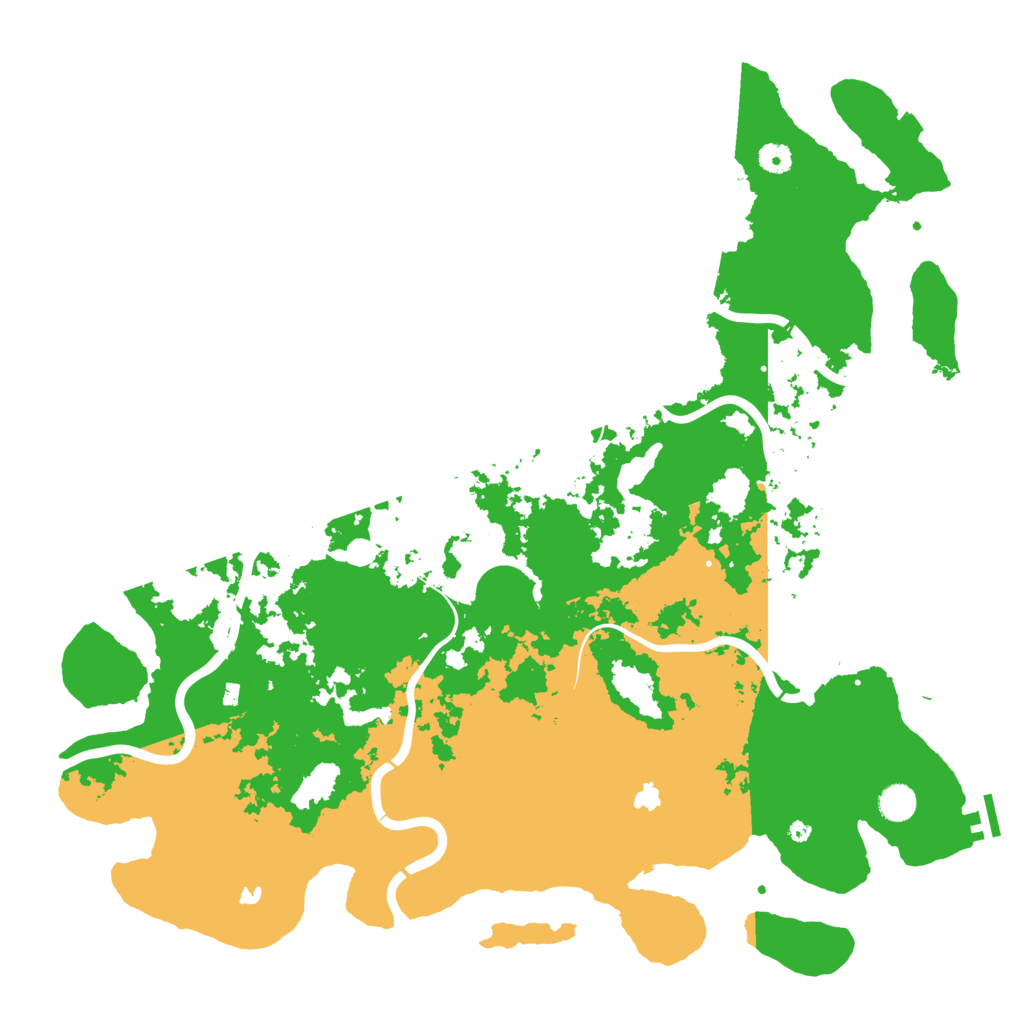 Biome Rust Map: Procedural Map, Size: 4800, Seed: 648252