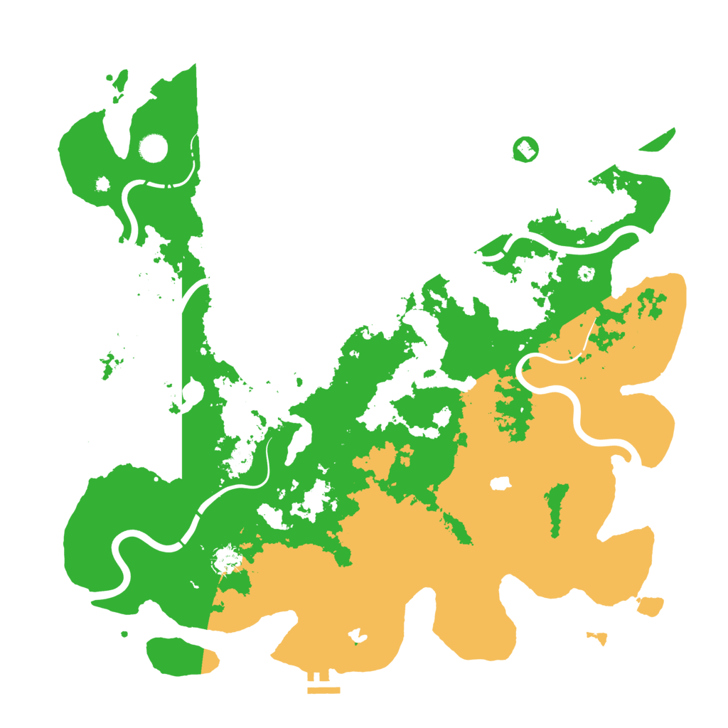 Biome Rust Map: Procedural Map, Size: 4500, Seed: 20071991