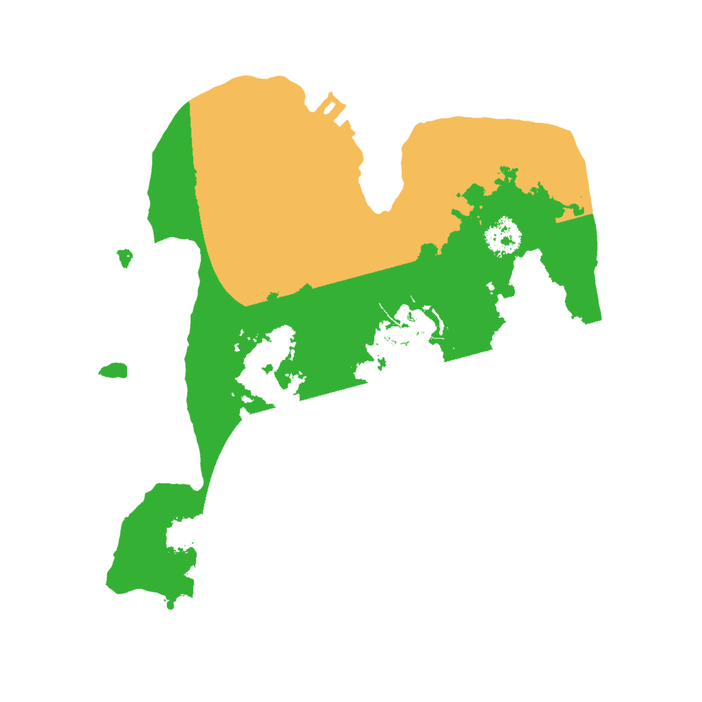Biome Rust Map: Procedural Map, Size: 2000, Seed: 351156