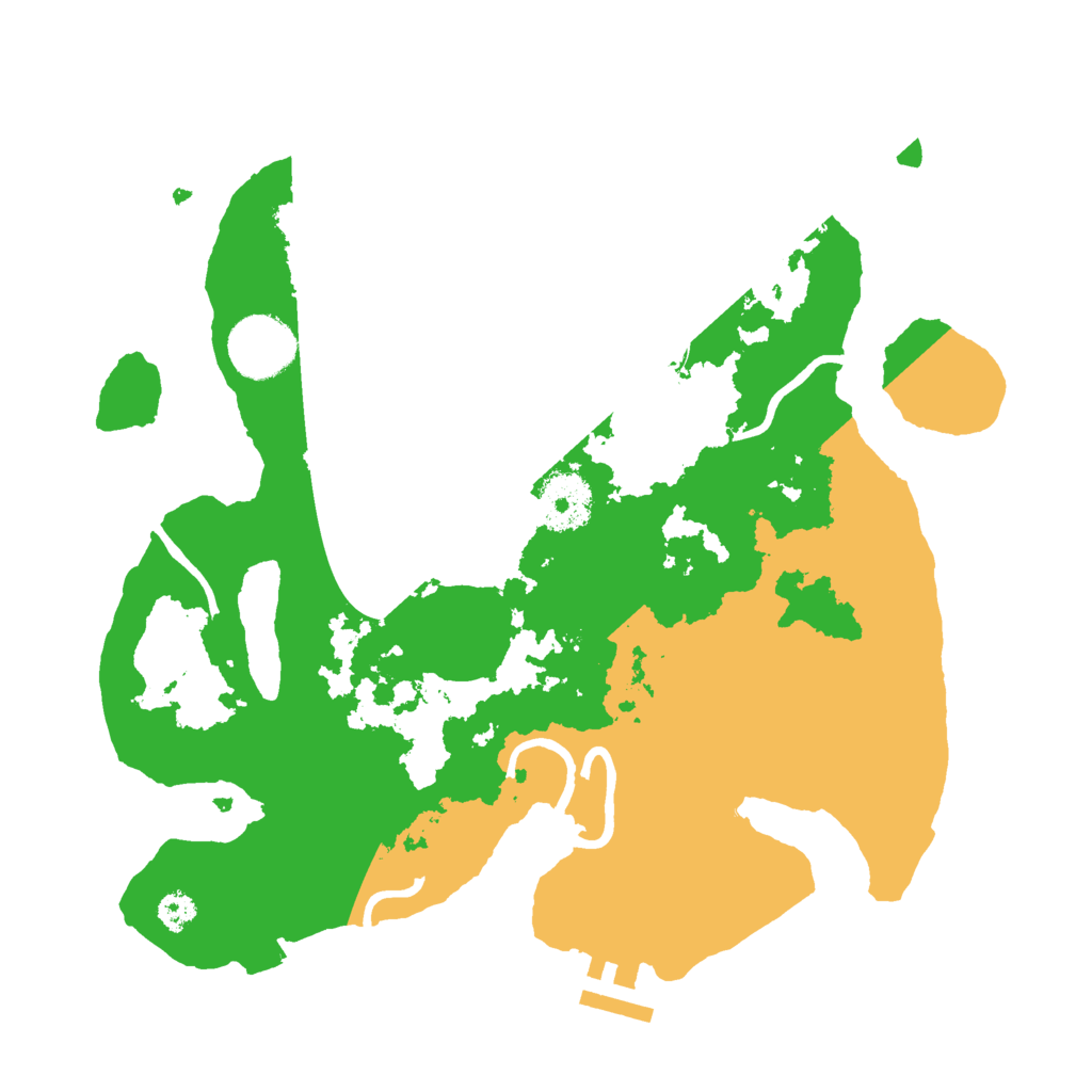 Biome Rust Map: Procedural Map, Size: 3000, Seed: 1602627445