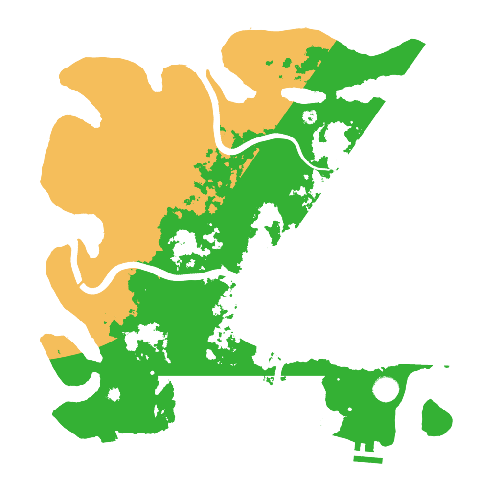 Biome Rust Map: Procedural Map, Size: 3500, Seed: 1335884626