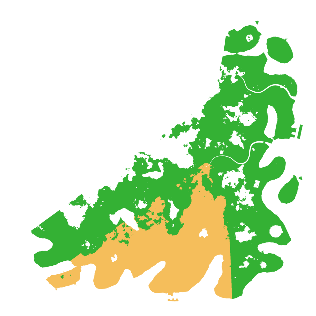 Biome Rust Map: Procedural Map, Size: 4500, Seed: 1388091619