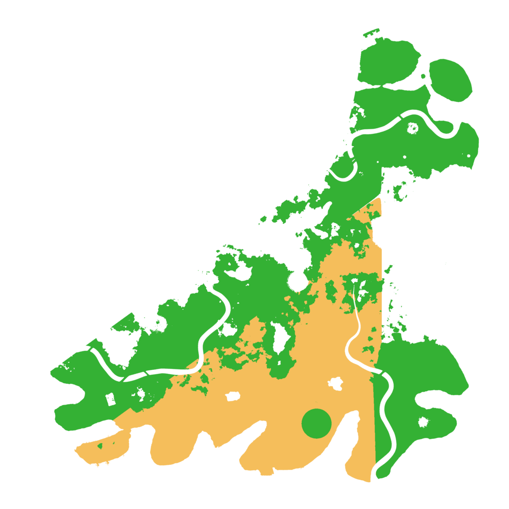 Biome Rust Map: Procedural Map, Size: 4500, Seed: 1388091619
