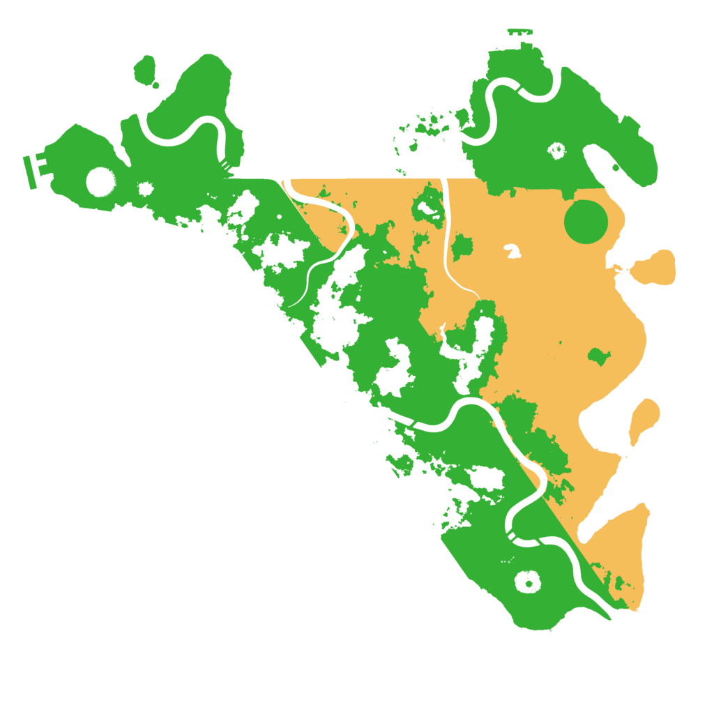 Biome Rust Map: Procedural Map, Size: 4300, Seed: 4687049