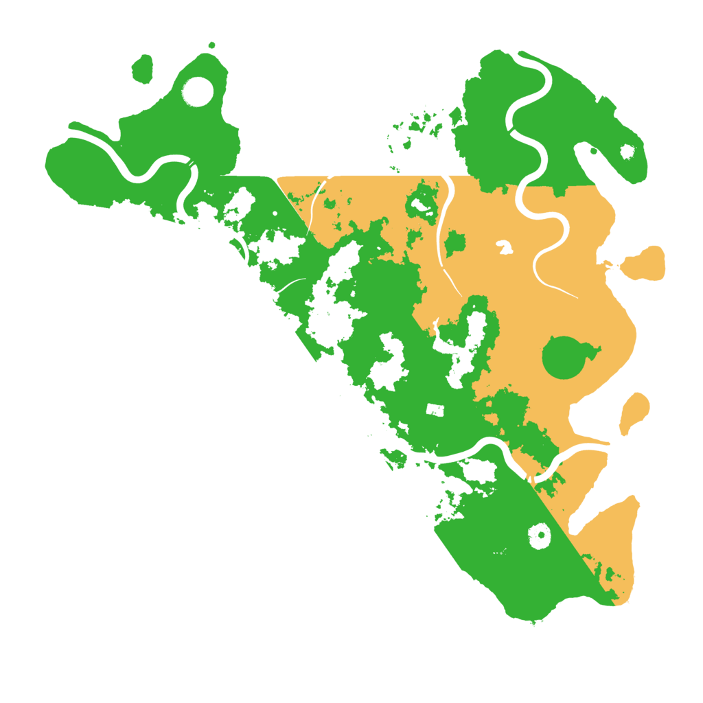 Biome Rust Map: Procedural Map, Size: 4300, Seed: 4687049