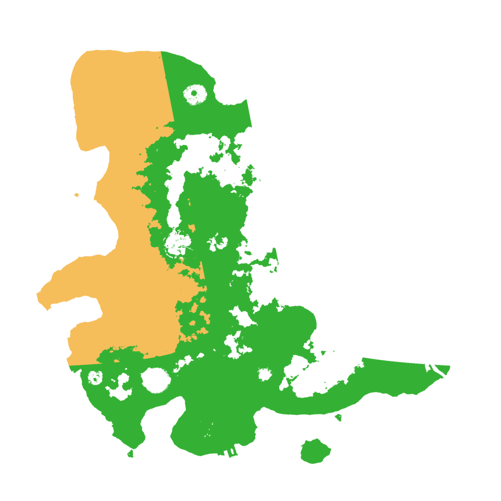 Biome Rust Map: Procedural Map, Size: 3500, Seed: 70850496