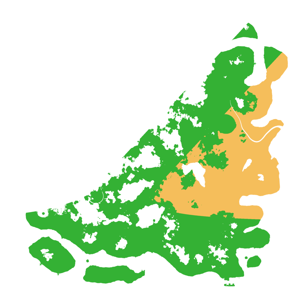 Biome Rust Map: Procedural Map, Size: 4300, Seed: 89260466