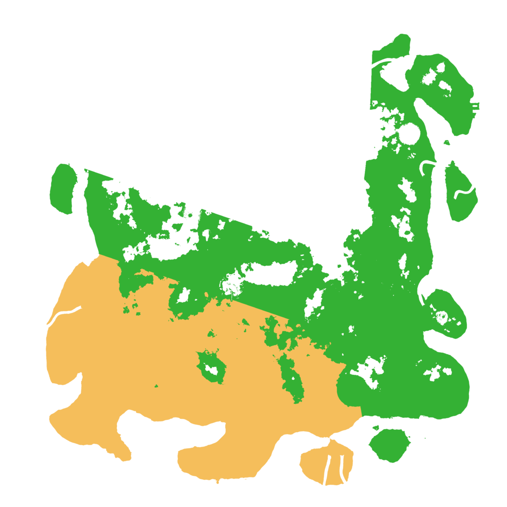 Biome Rust Map: Procedural Map, Size: 4300, Seed: 53054802