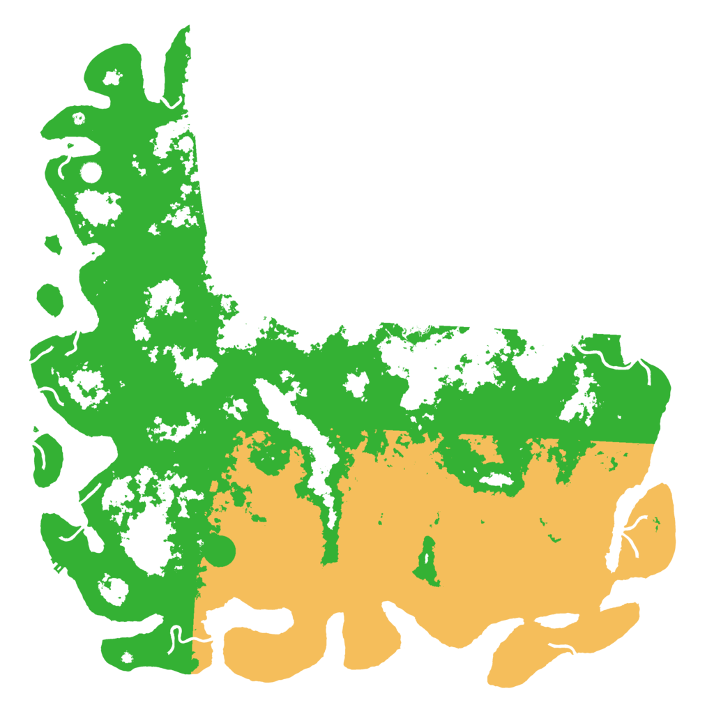 Biome Rust Map: Procedural Map, Size: 6000, Seed: 171622