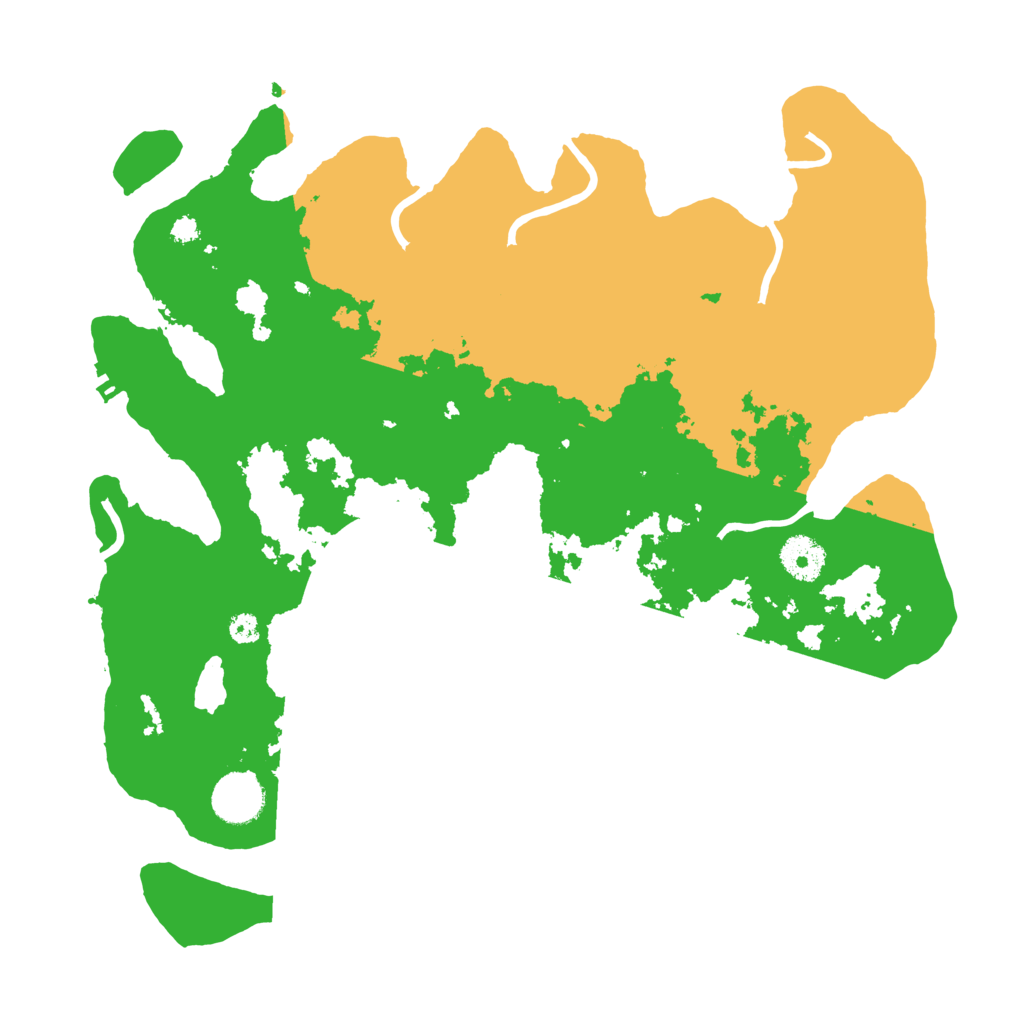 Biome Rust Map: Procedural Map, Size: 3500, Seed: 1882141041