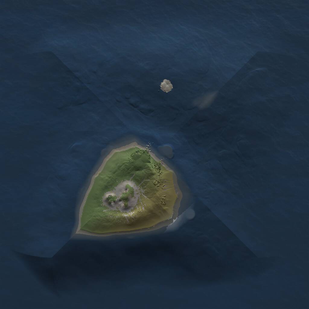 Rust Map: Procedural Map, Size: 1000, Seed: 20190702, 1 Monuments