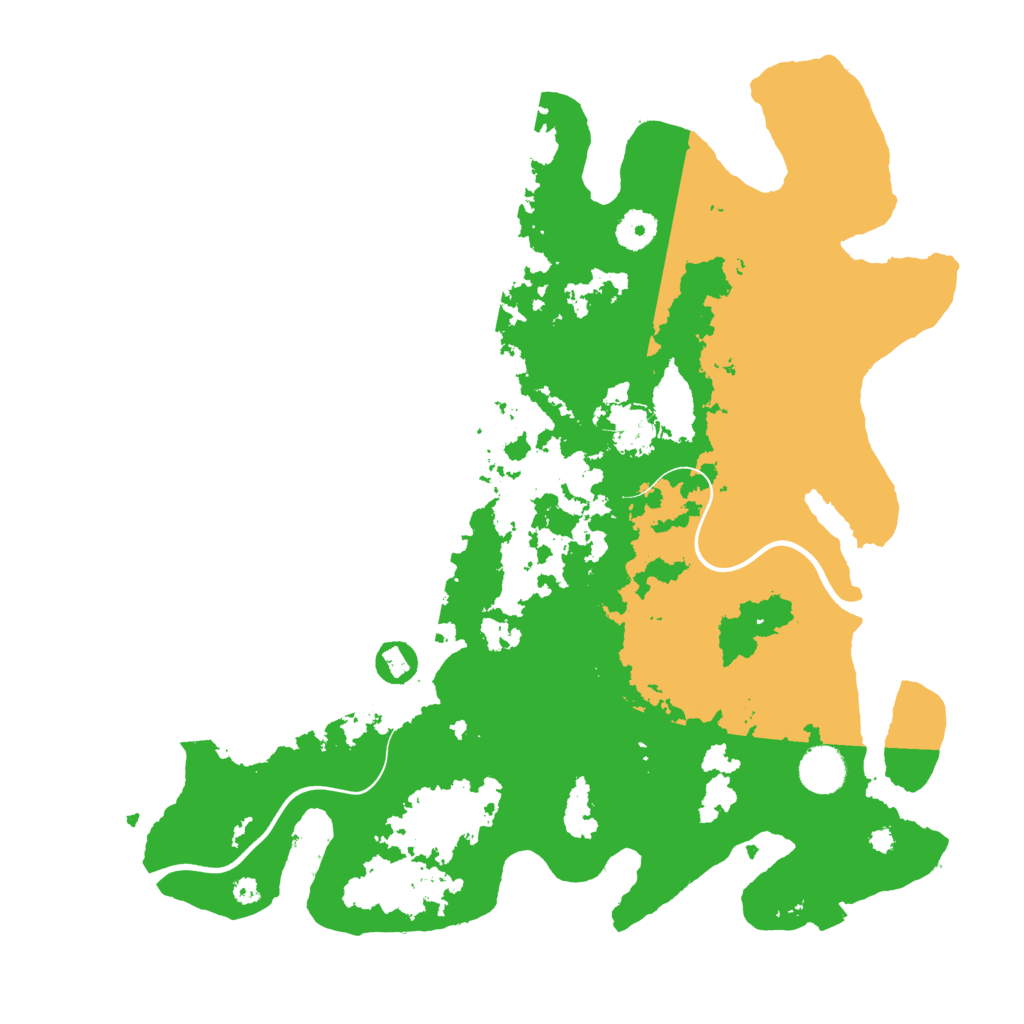 Biome Rust Map: Procedural Map, Size: 3850, Seed: 31024588