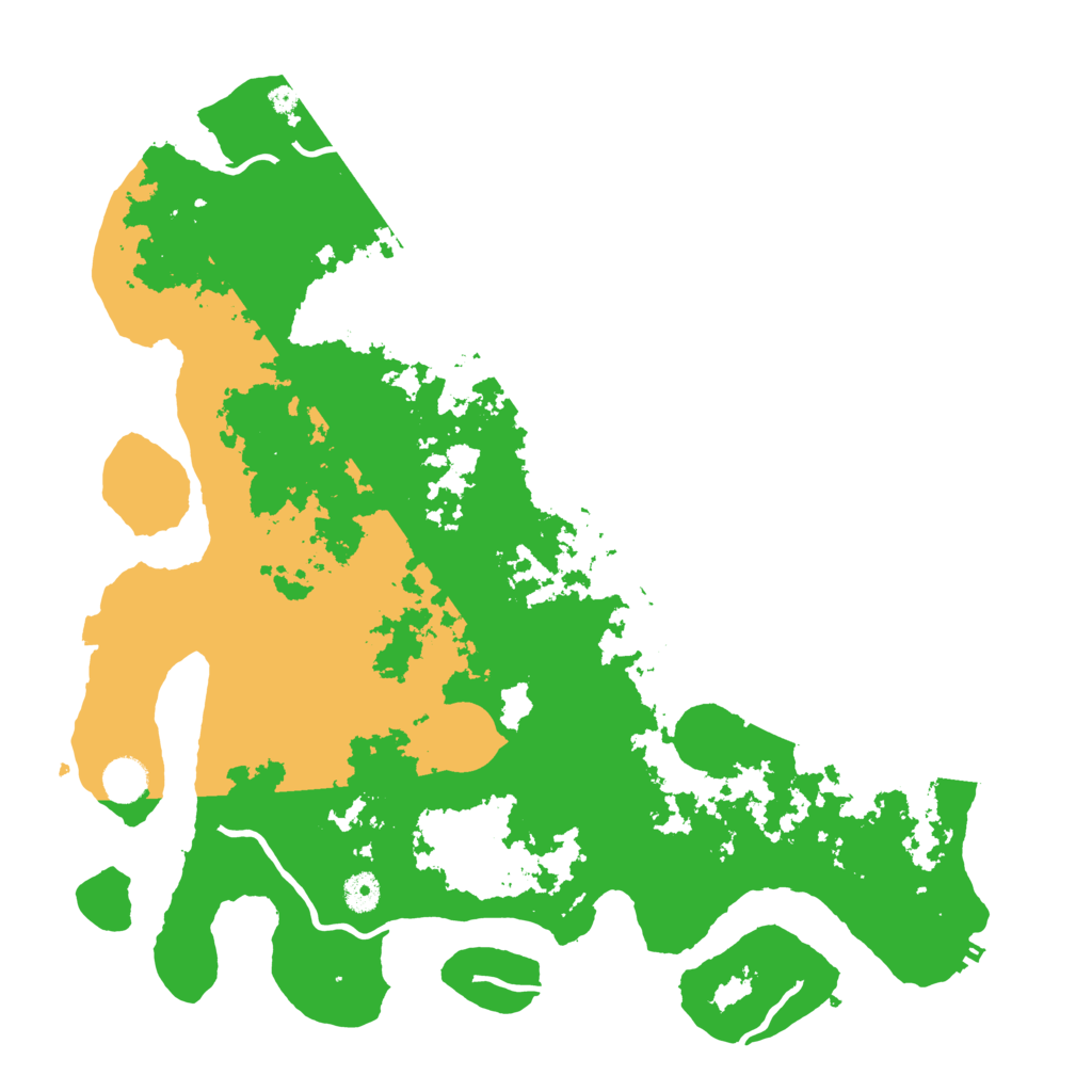 Biome Rust Map: Procedural Map, Size: 4300, Seed: 6863820