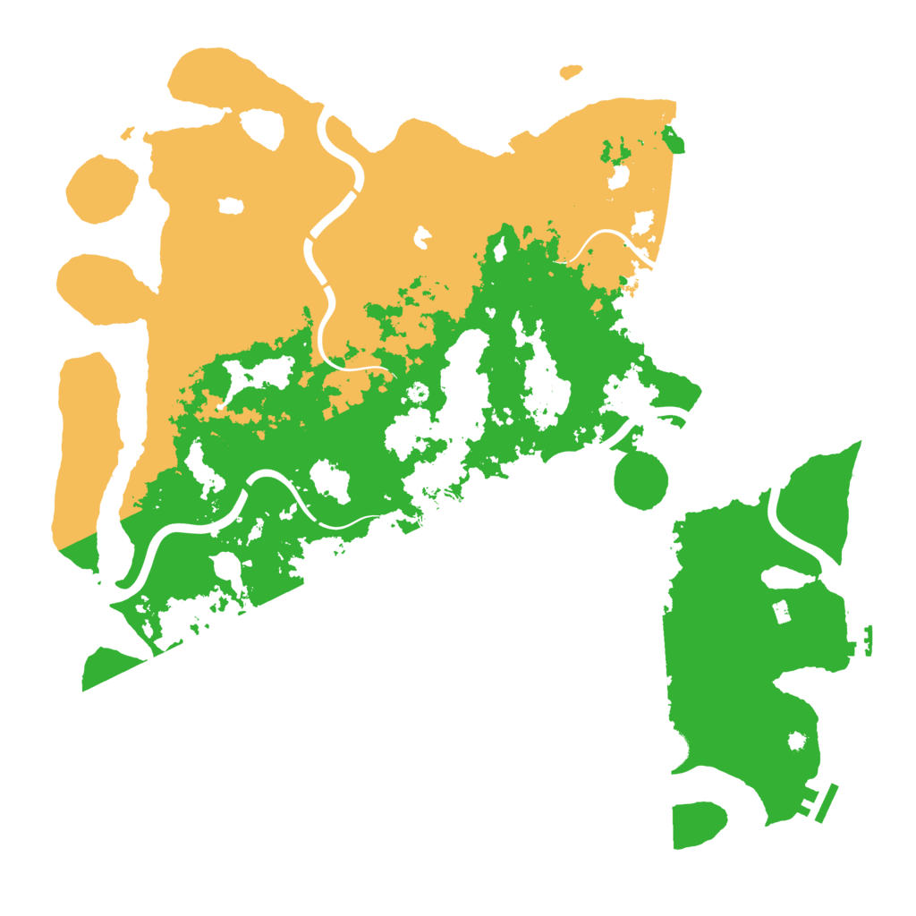 Biome Rust Map: Procedural Map, Size: 4500, Seed: 1436854