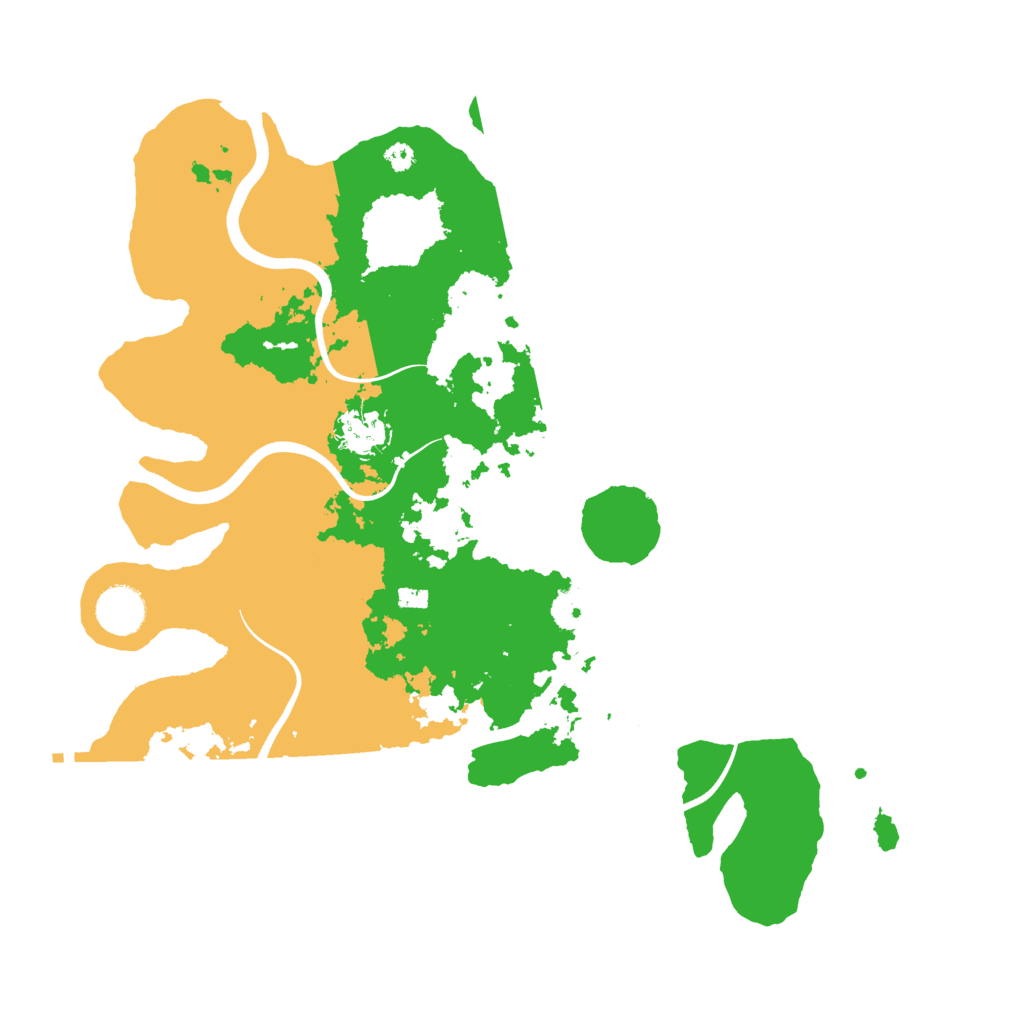 Biome Rust Map: Procedural Map, Size: 3650, Seed: 83376913