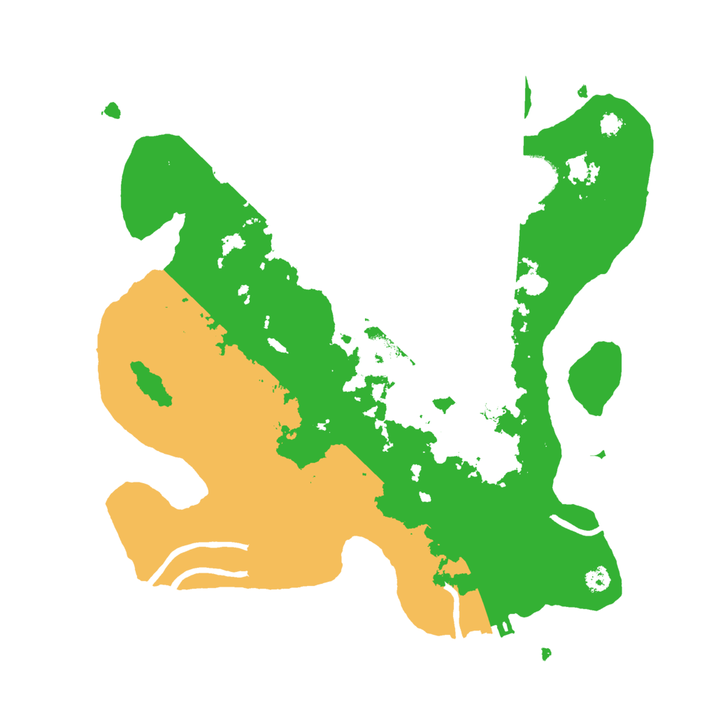 Biome Rust Map: Procedural Map, Size: 3000, Seed: 27949
