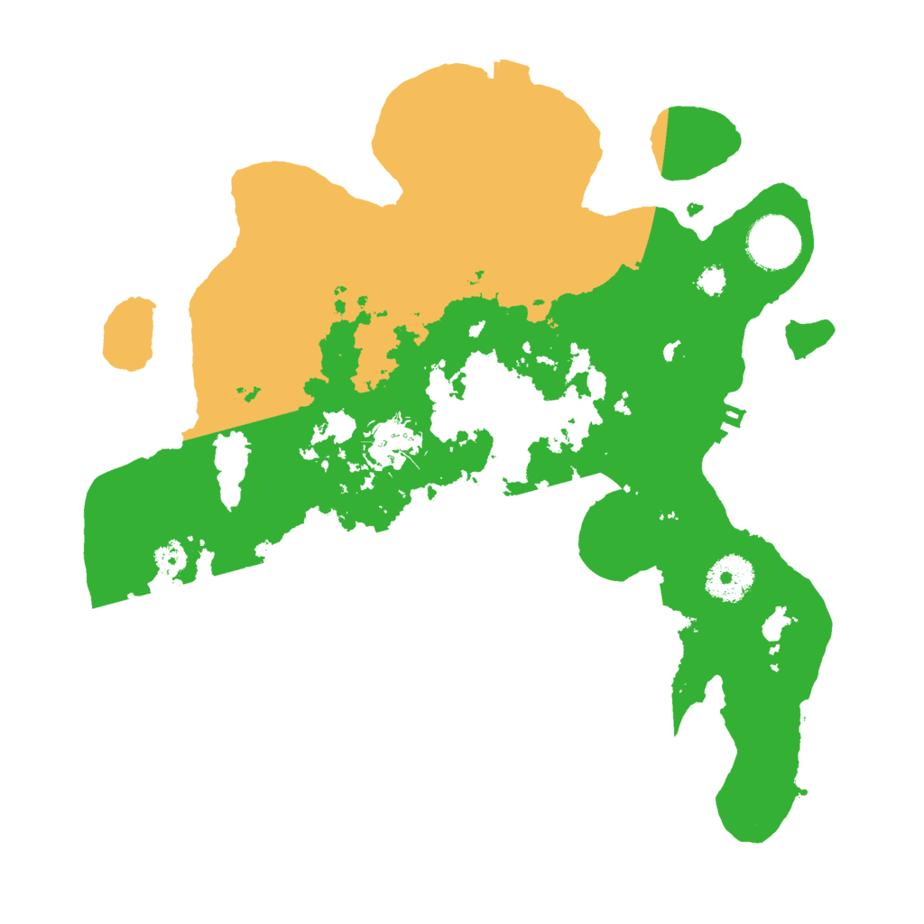 Biome Rust Map: Procedural Map, Size: 3000, Seed: 24911