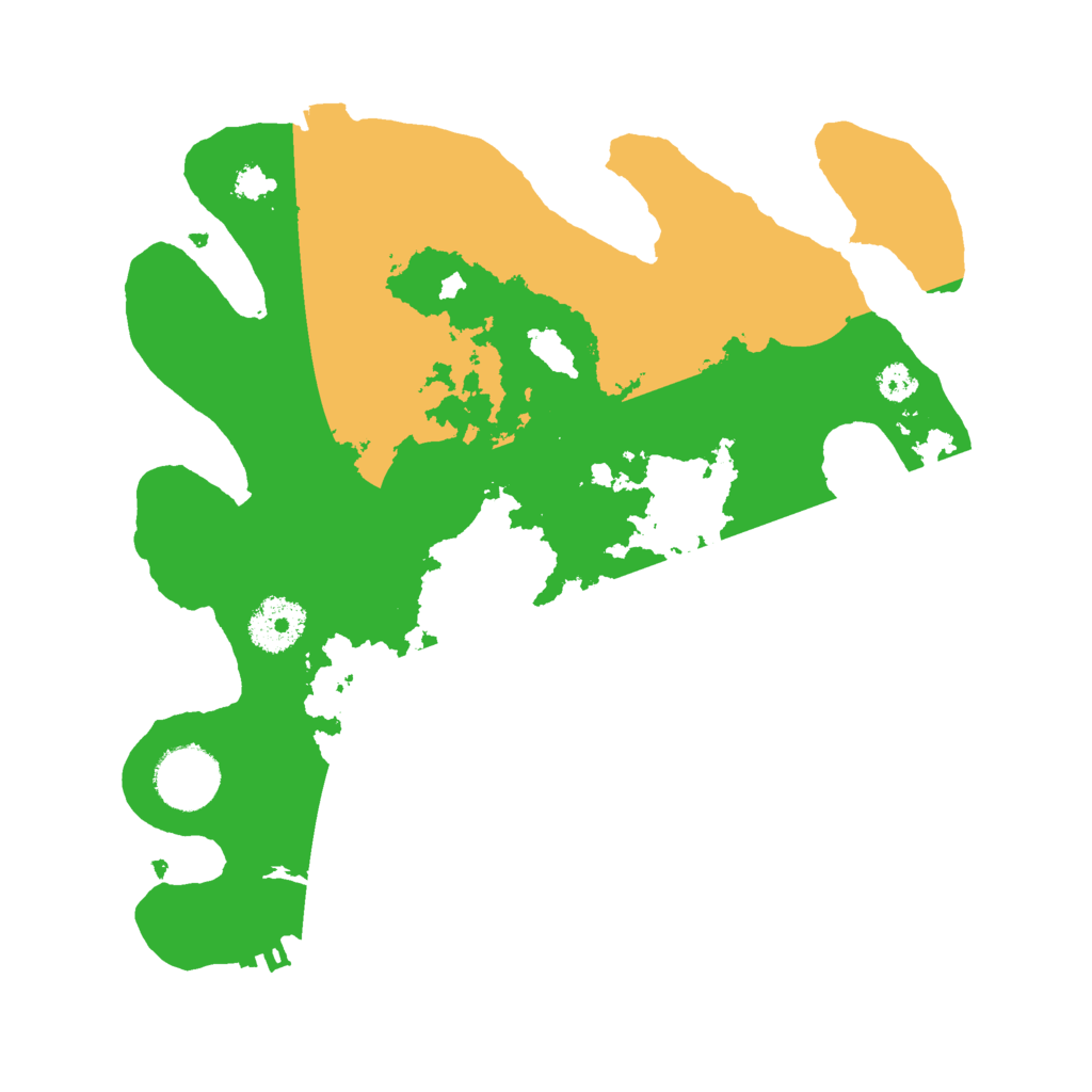 Biome Rust Map: Procedural Map, Size: 3000, Seed: 88464