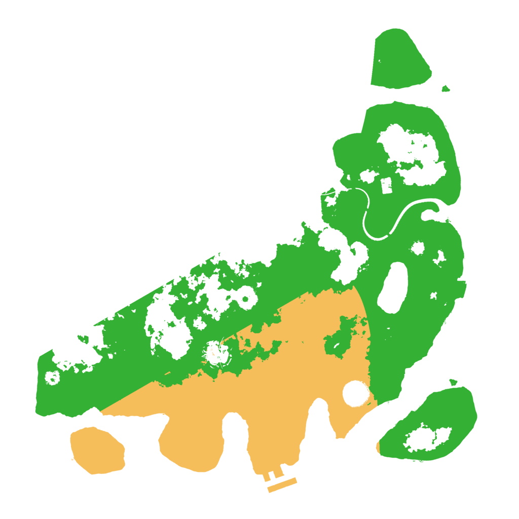 Biome Rust Map: Procedural Map, Size: 3500, Seed: 1489495876