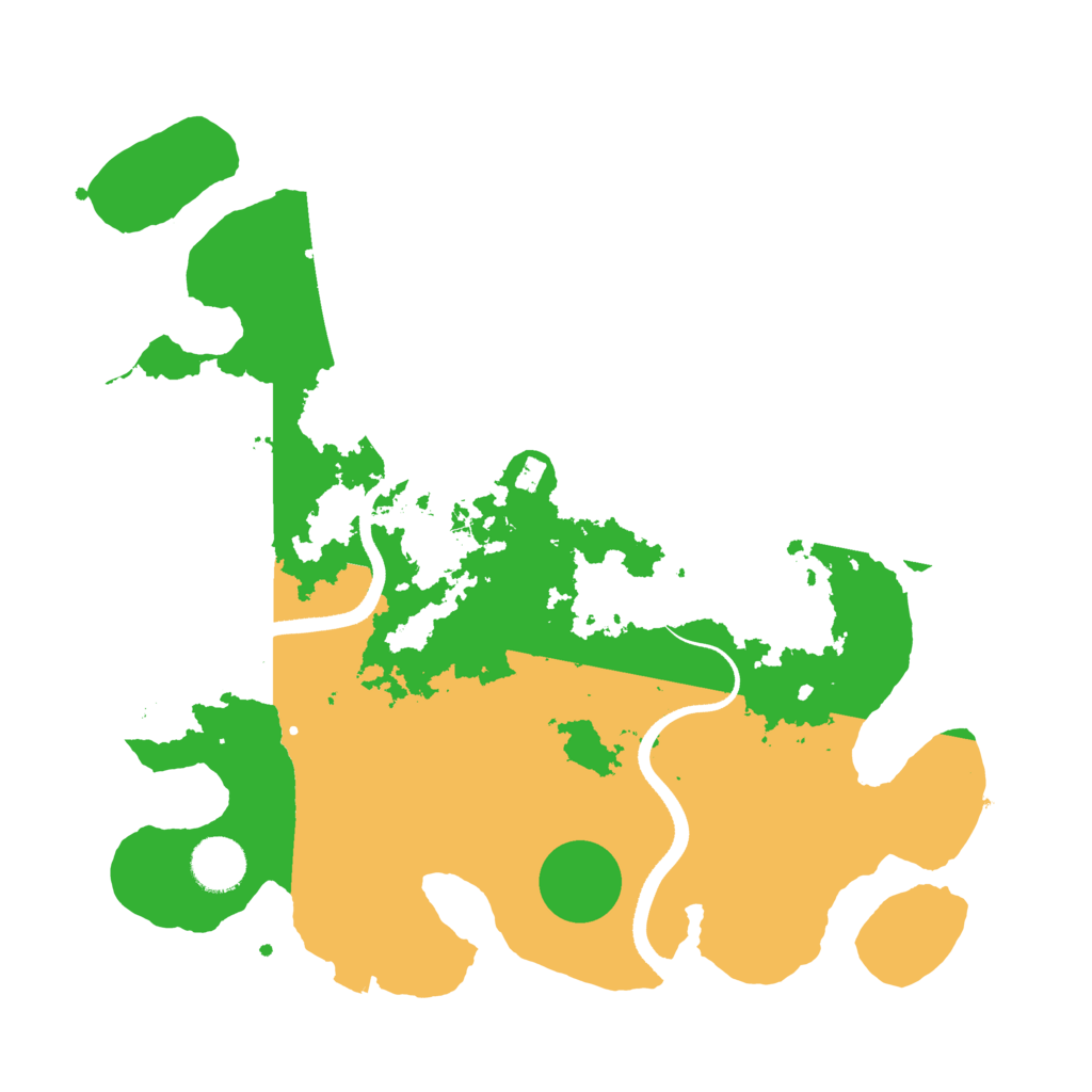 Biome Rust Map: Procedural Map, Size: 3500, Seed: 783436