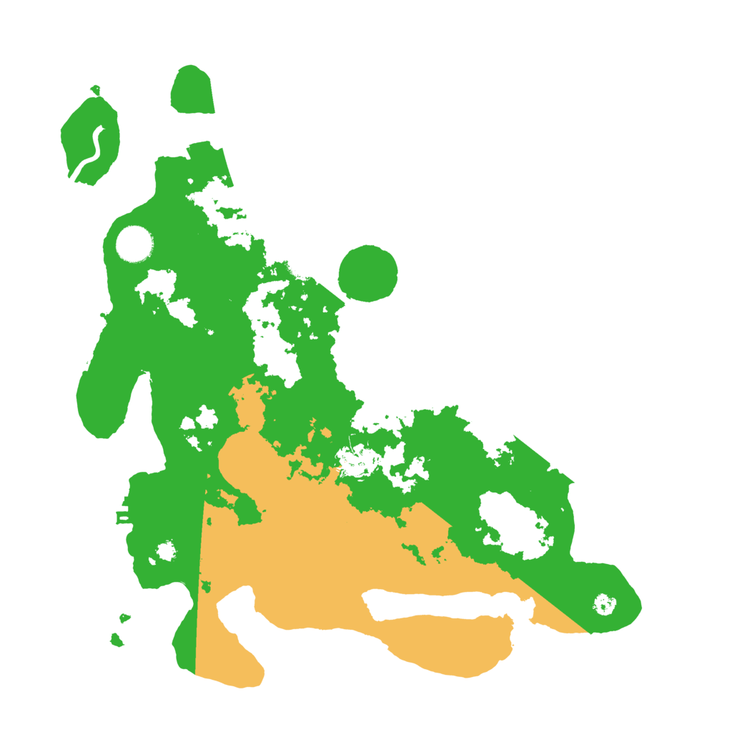 Biome Rust Map: Procedural Map, Size: 3500, Seed: 9463542