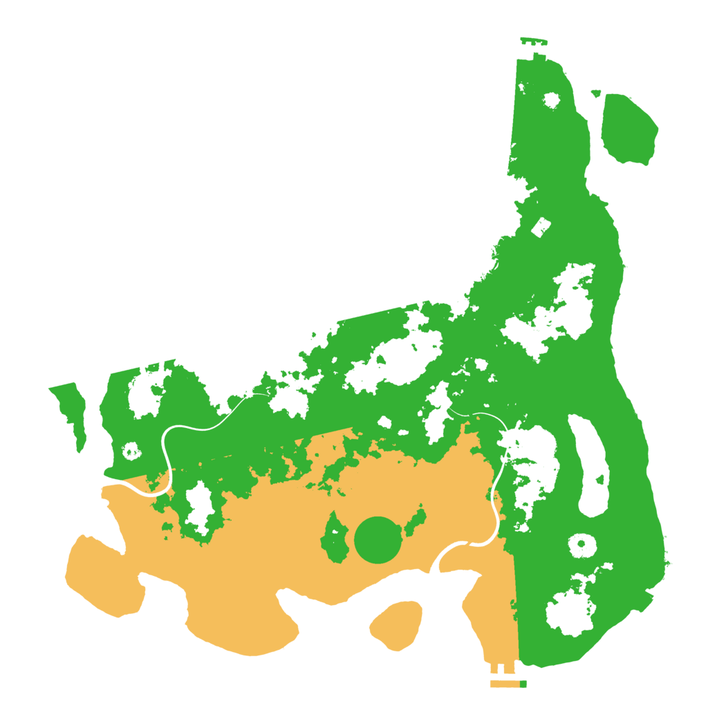Biome Rust Map: Procedural Map, Size: 3950, Seed: 85063243