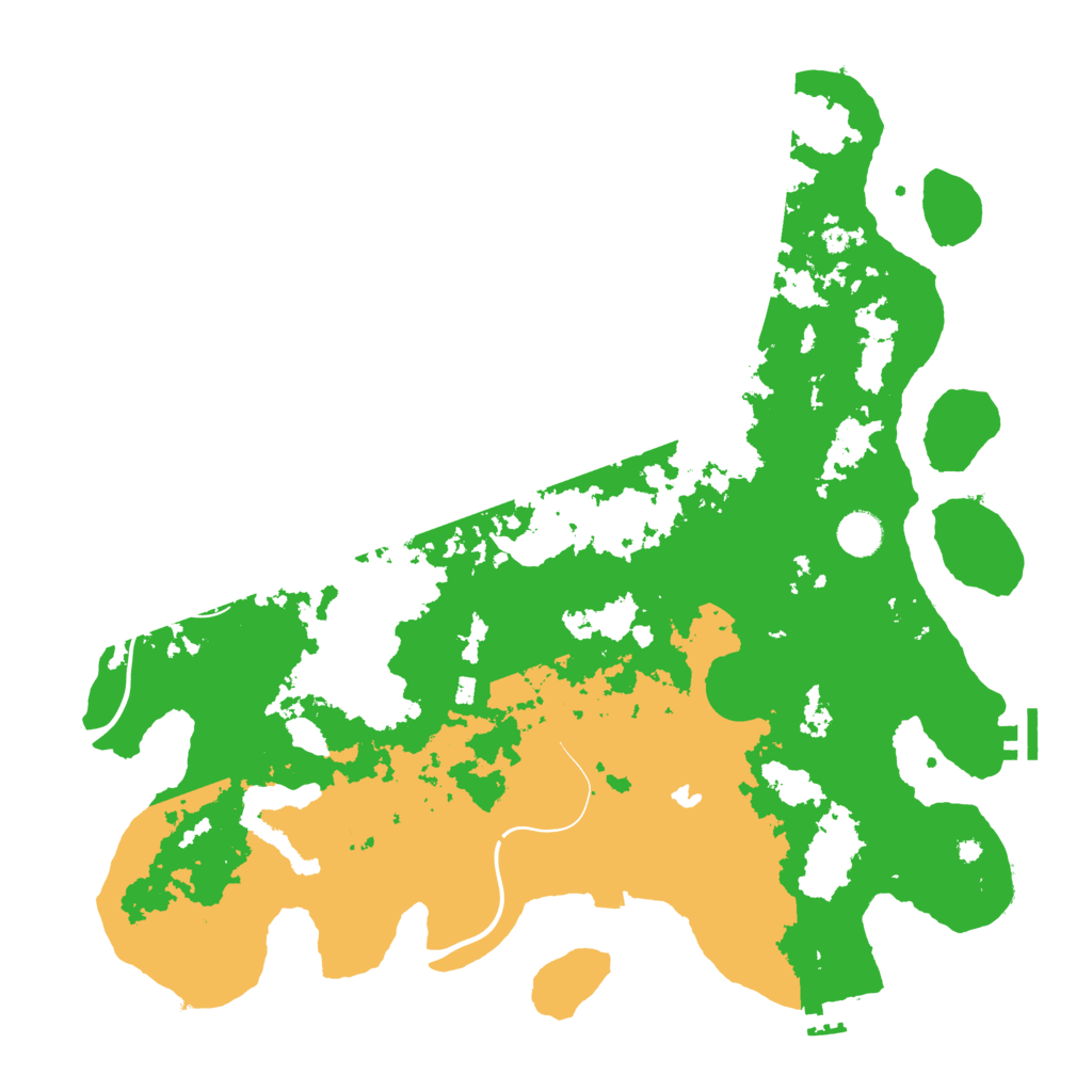 Biome Rust Map: Procedural Map, Size: 4250, Seed: 4197052