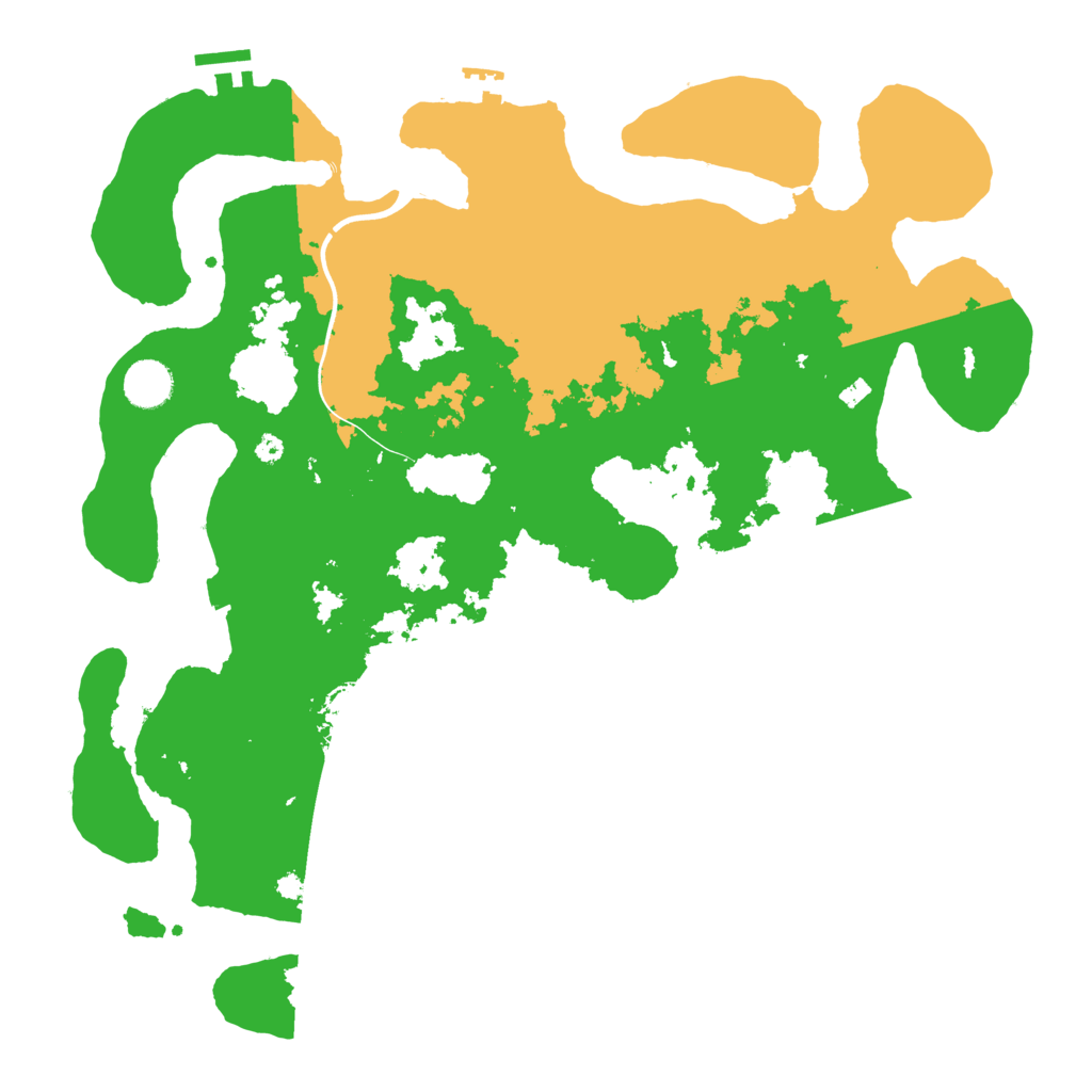 Biome Rust Map: Procedural Map, Size: 3950, Seed: 17727306