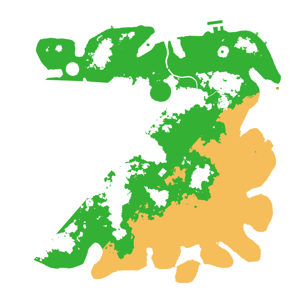 Biome Rust Map: Procedural Map, Size: 3950, Seed: 44381333