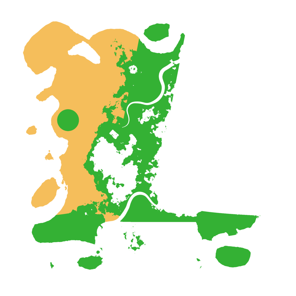 Biome Rust Map: Procedural Map, Size: 3600, Seed: 75209560