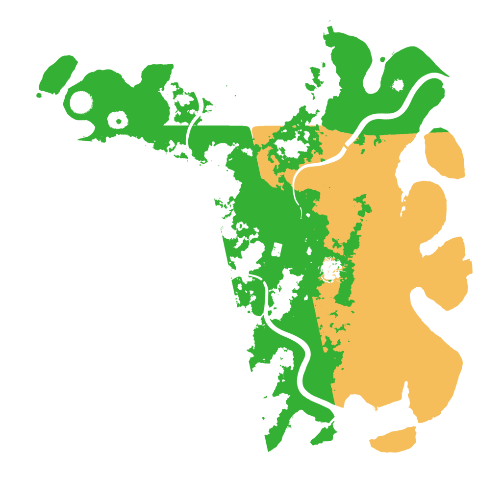 Biome Rust Map: Procedural Map, Size: 3900, Seed: 13488883