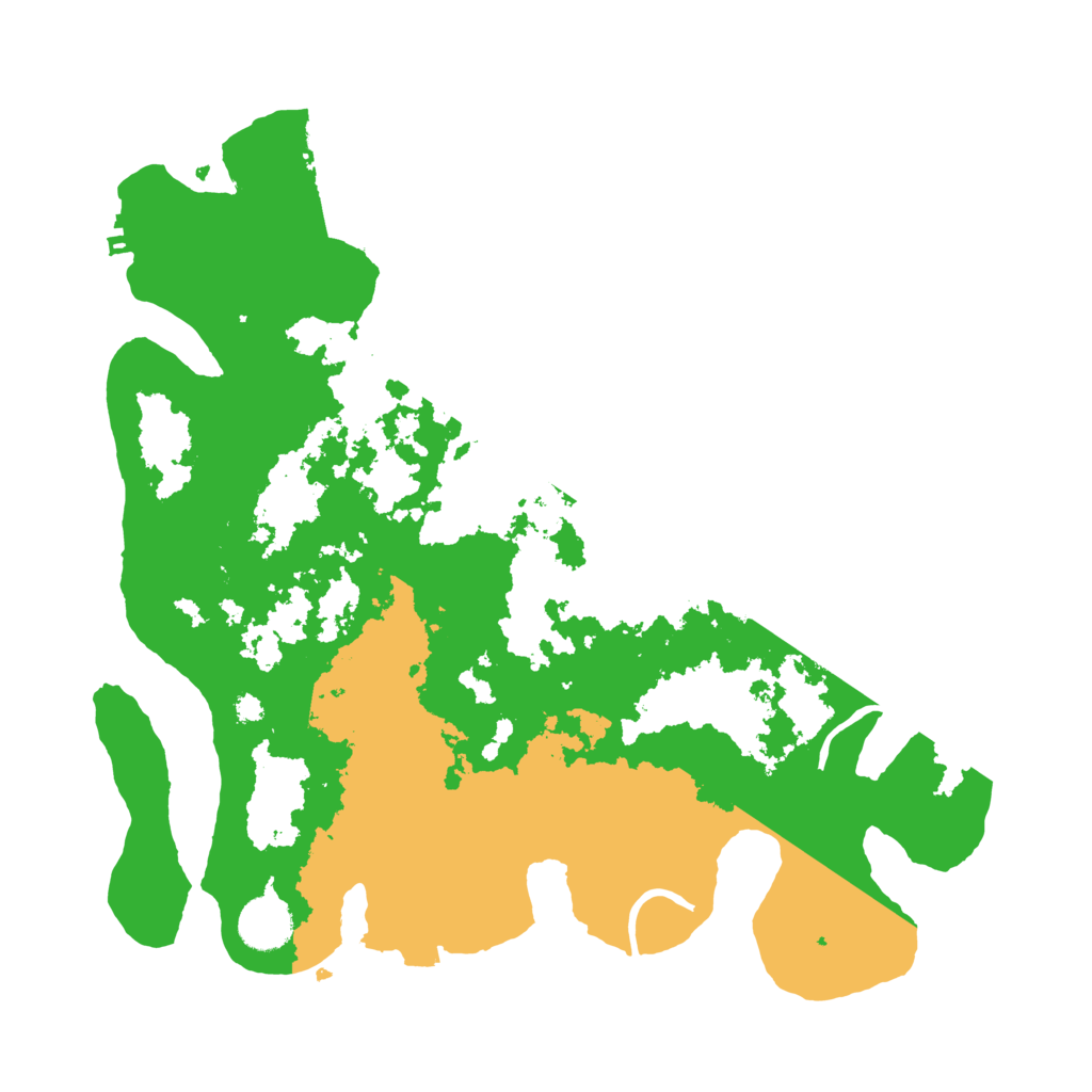 Biome Rust Map: Procedural Map, Size: 3600, Seed: 32505910