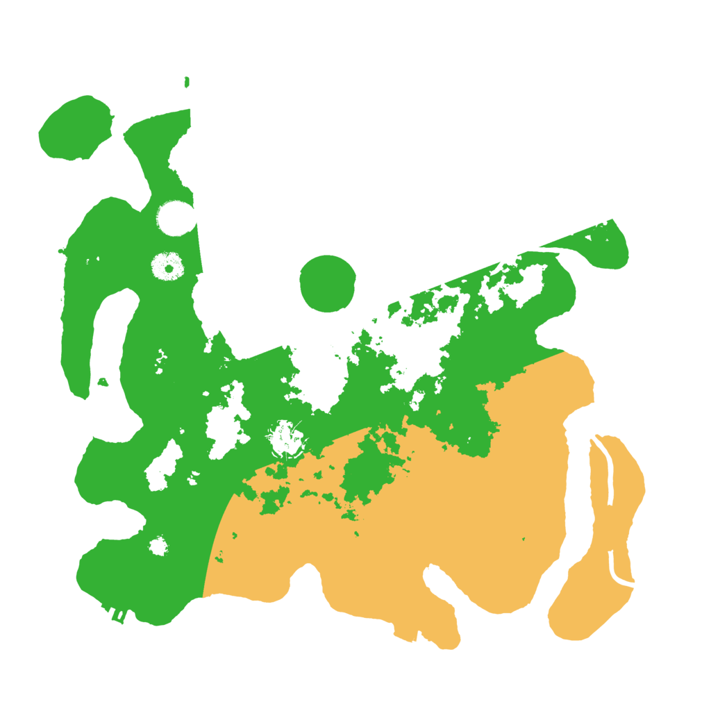 Biome Rust Map: Procedural Map, Size: 3500, Seed: 458191758