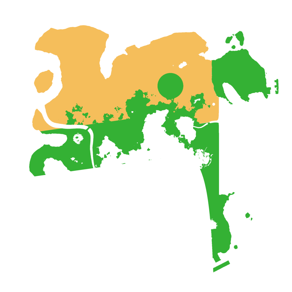Biome Rust Map: Procedural Map, Size: 3000, Seed: 31254