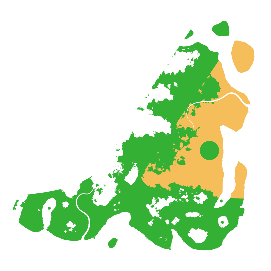 Biome Rust Map: Procedural Map, Size: 3750, Seed: 65770543