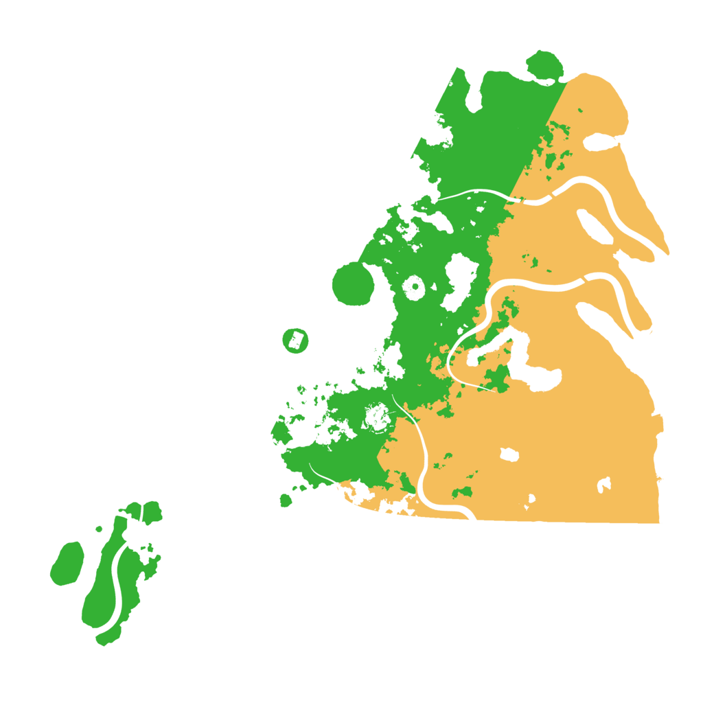 Biome Rust Map: Procedural Map, Size: 4500, Seed: 1264522891