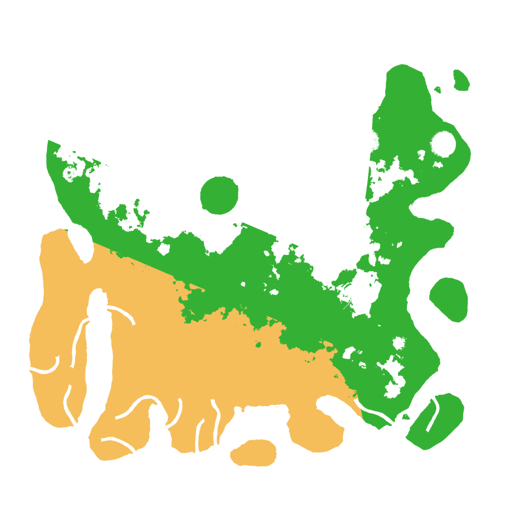 Biome Rust Map: Procedural Map, Size: 3600, Seed: 83563496