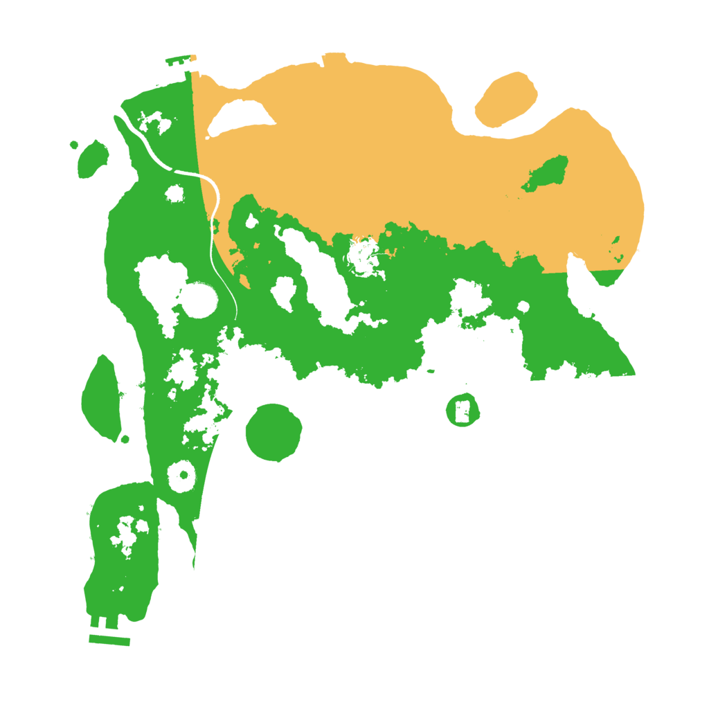 Biome Rust Map: Procedural Map, Size: 3500, Seed: 8469487