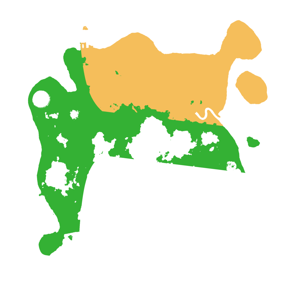 Biome Rust Map: Procedural Map, Size: 3000, Seed: 8279345