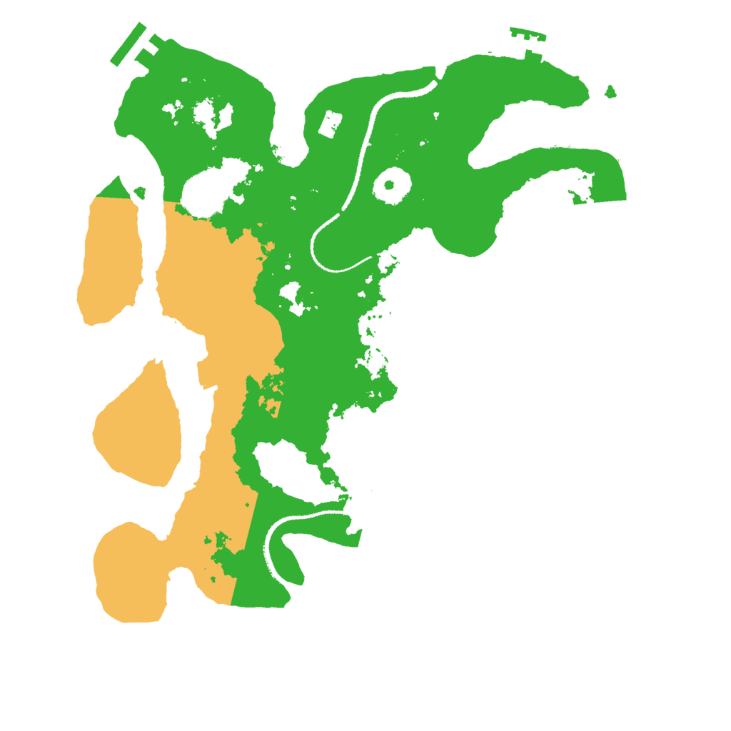 Biome Rust Map: Procedural Map, Size: 3000, Seed: 97926