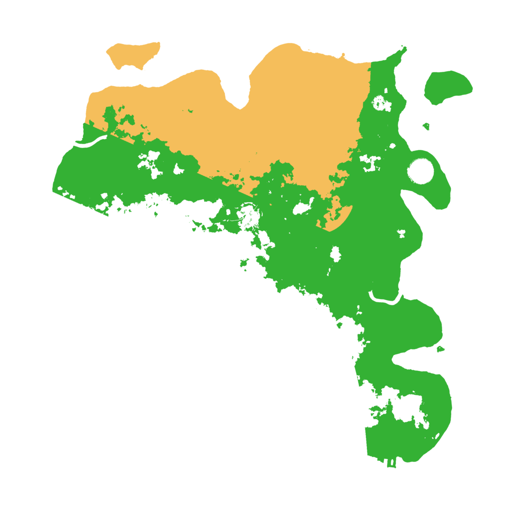 Biome Rust Map: Procedural Map, Size: 3500, Seed: 345634563